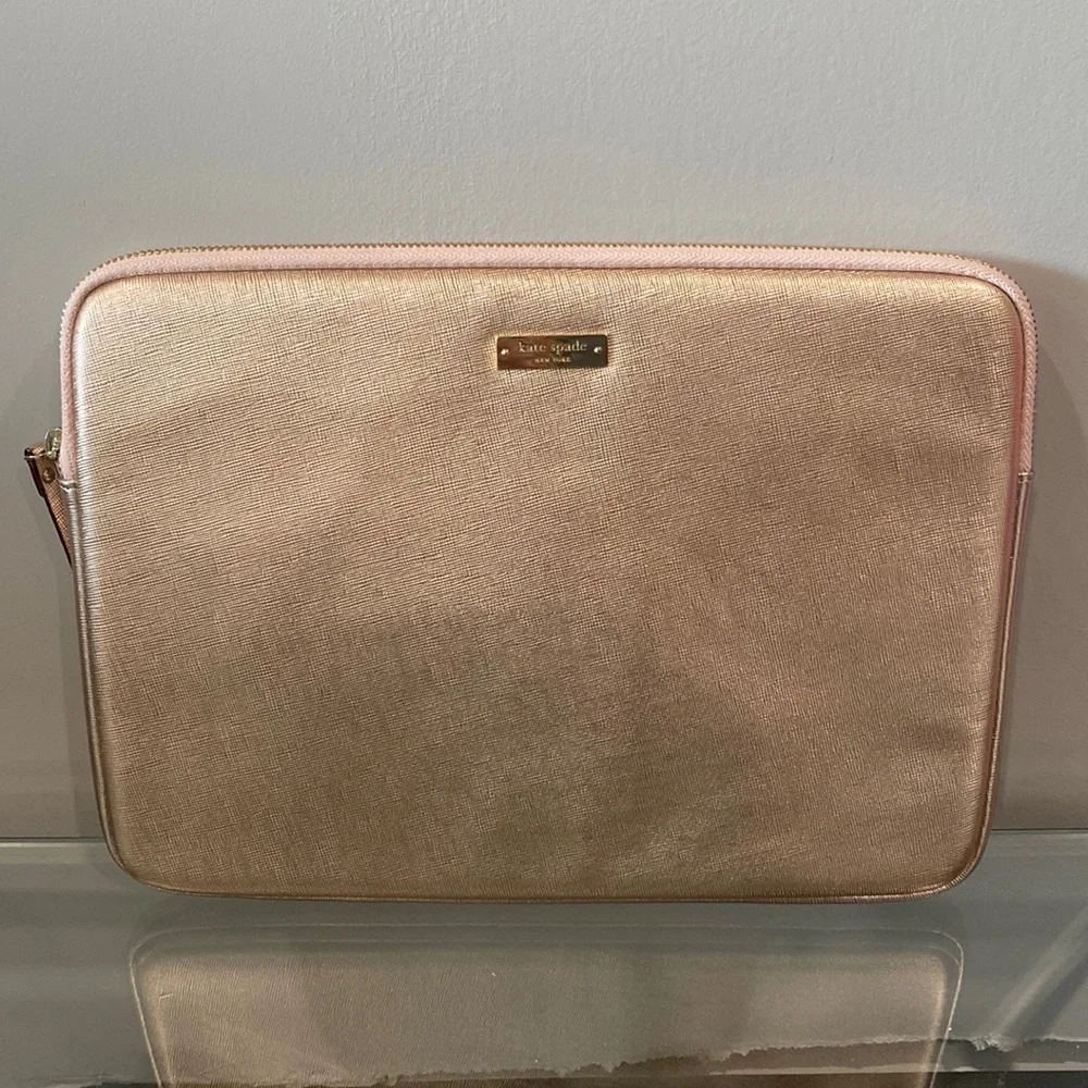 Rose Gold Kate Spade Computer Case - Picture 1 of 4
